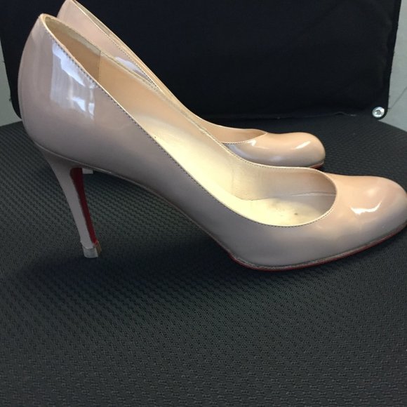 Christian Louboutin Shoes - Christian Louboutin Simple Pump 85 patent nude 37.5